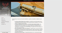 Desktop Screenshot of enduringresources.com